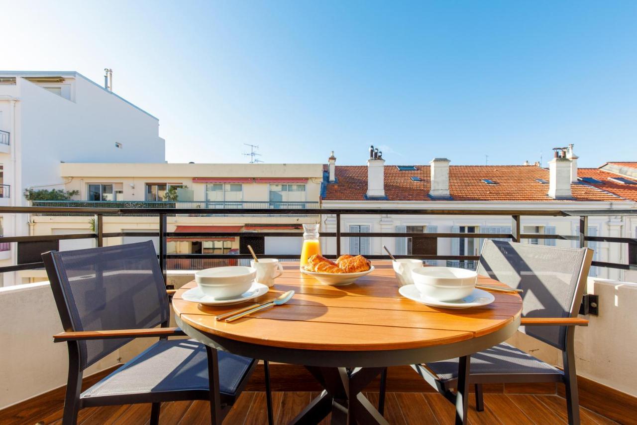 Citybeach Soha- Rue D'Antibes - 2 Bdr 2 Bthr 1 Toil - Clim Terrace Parking Elevator Cannes Exteriör bild