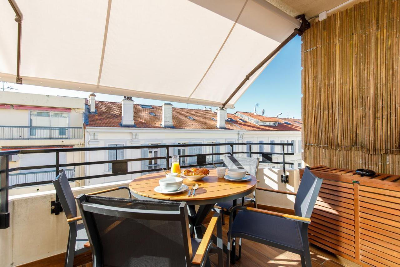 Citybeach Soha- Rue D'Antibes - 2 Bdr 2 Bthr 1 Toil - Clim Terrace Parking Elevator Cannes Exteriör bild